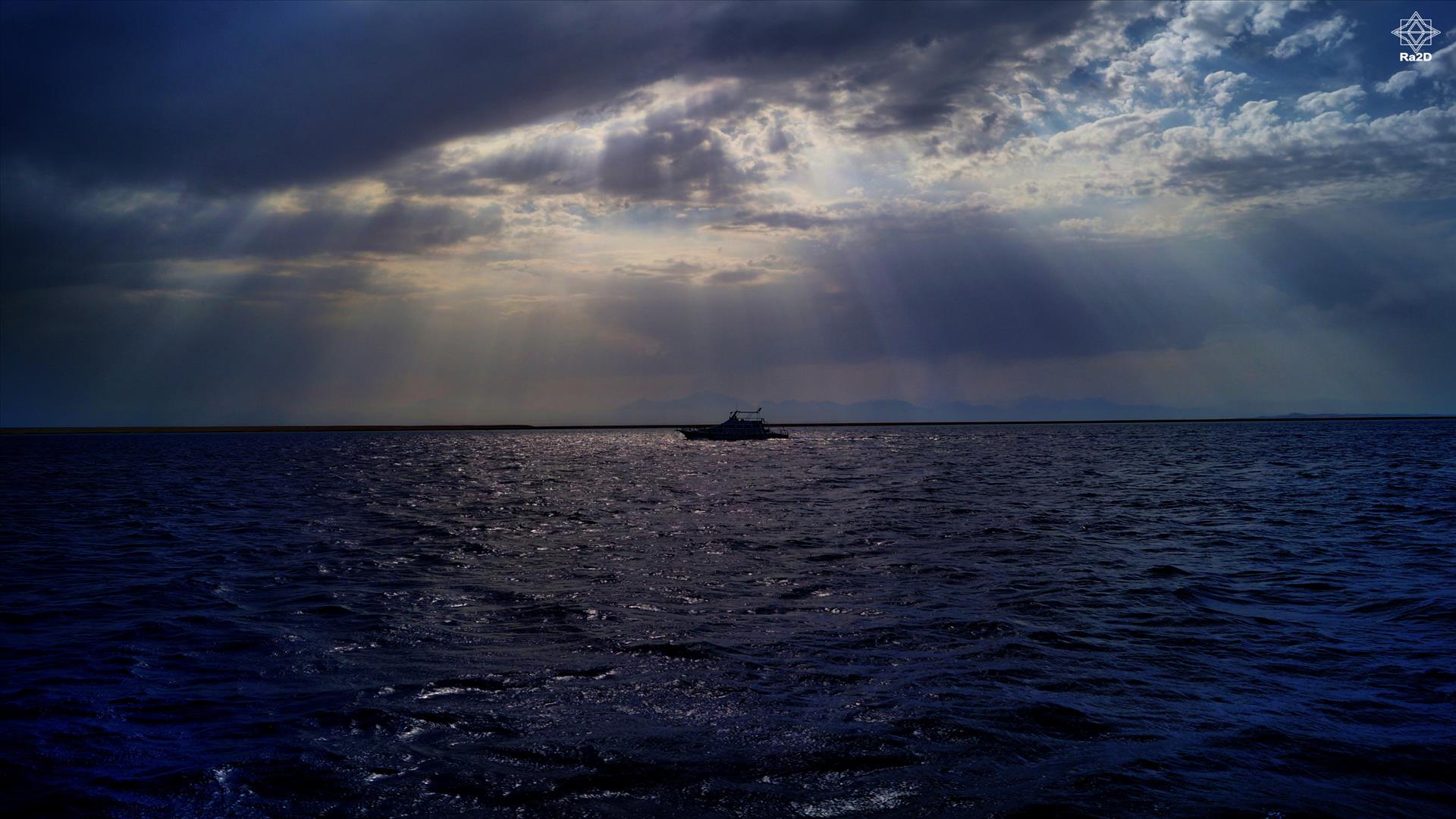 Egypt Hurghada Sunset Clouds Sky Dive Boat Nature Ra2d Exclusive