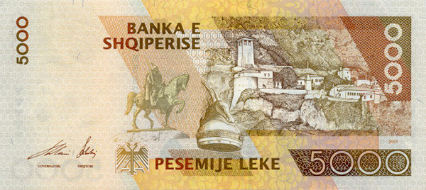 5000 albanian leks