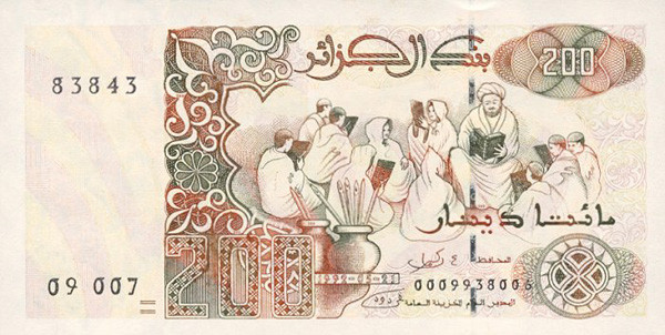 200 algerian dinars