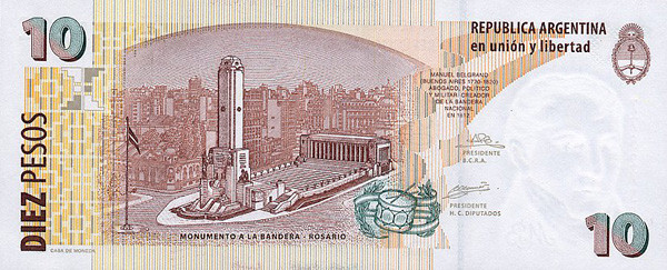 10 argentine peso