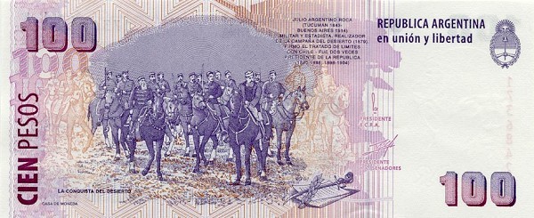 100 argentine peso
