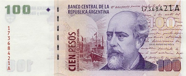 100 argentine peso