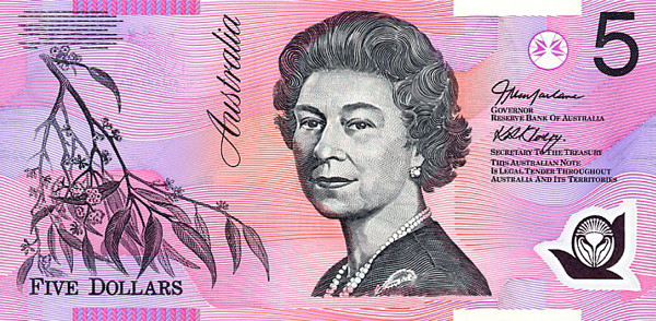 5 australian dollars