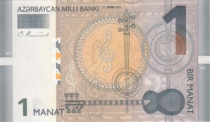 1 azerbaijani manat