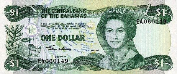 1 bahamian dollar