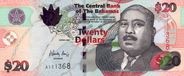 20 bahamian dollar