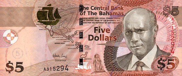 5 bahamian dollar