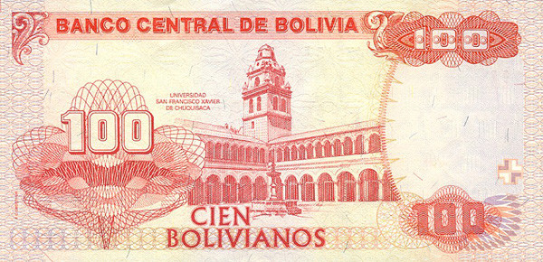 100 bolivian bolivianos