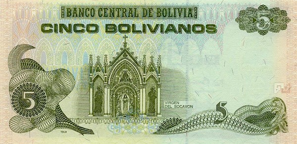 5 bolivian bolivianos