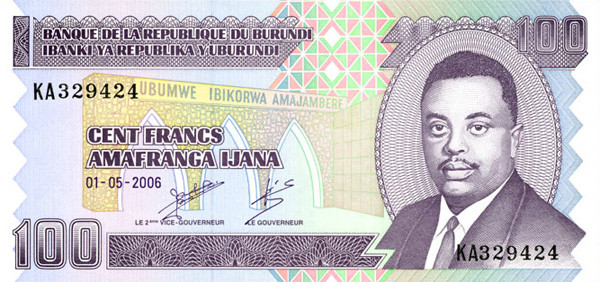 100 burundi francs