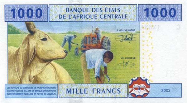 1000 cfa francs beac