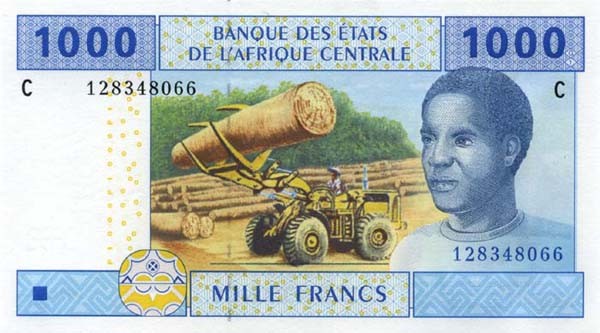 1000 cfa francs beac
