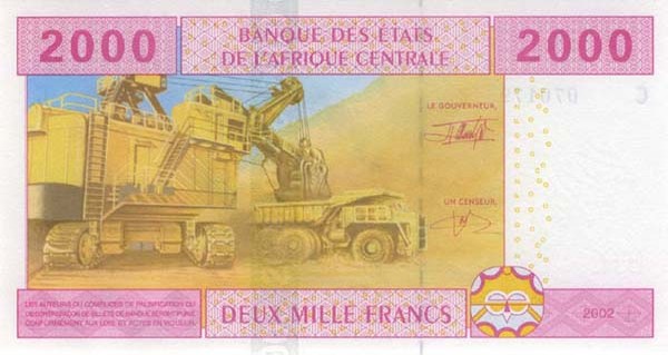2000 cfa francs beac