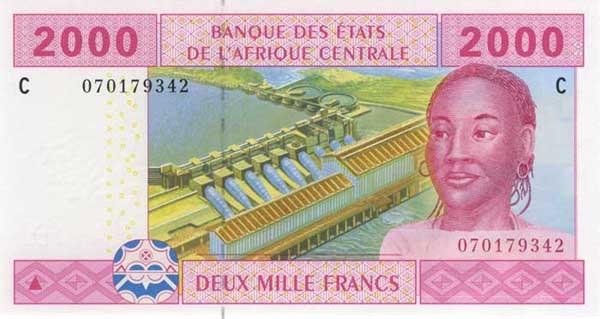 2000 cfa francs beac