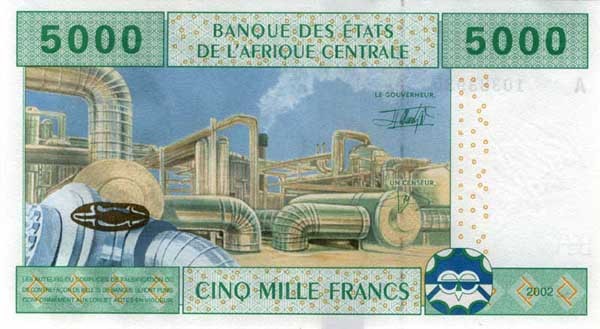 5000 cfa francs beac