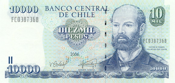 10000 chilean pesos