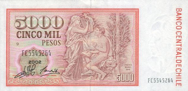 5000 chilean pesos