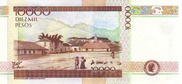 10000 colombian pesos