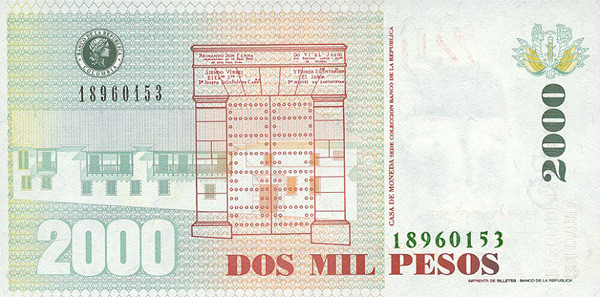 2000 colombian pesos