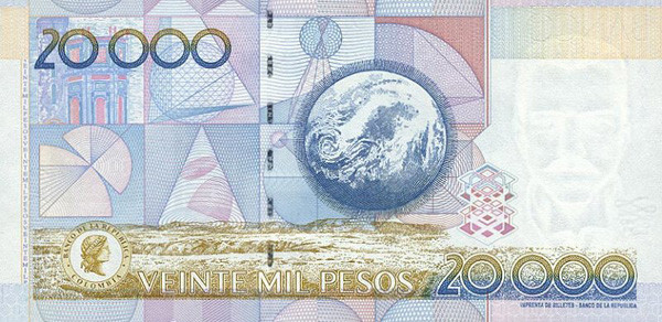 20000 colombian pesos