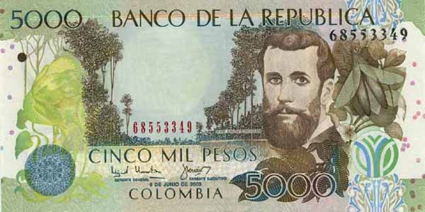 5000 colombian pesos