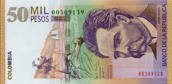 50000 colombian pesos