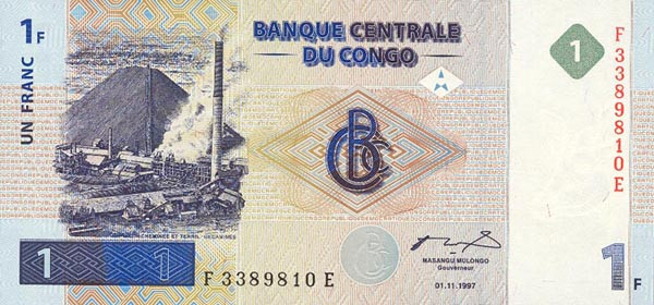 1 congolese franc