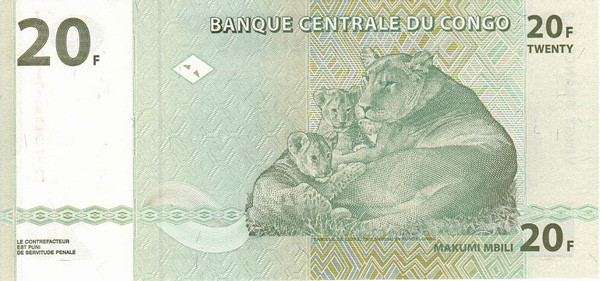 20 congolese franc
