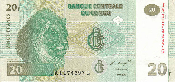 20 congolese franc