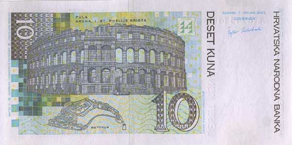 10 croatian kunas