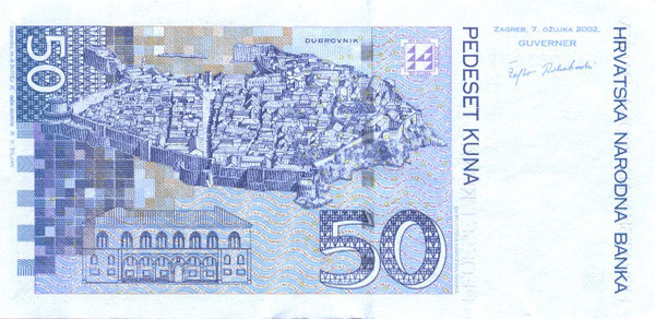 50 croatian kunas