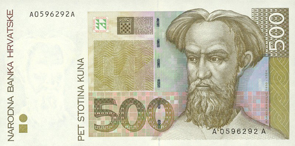 500 croatian kunas