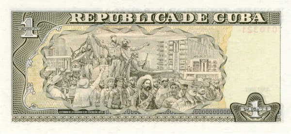 1 cuban peso