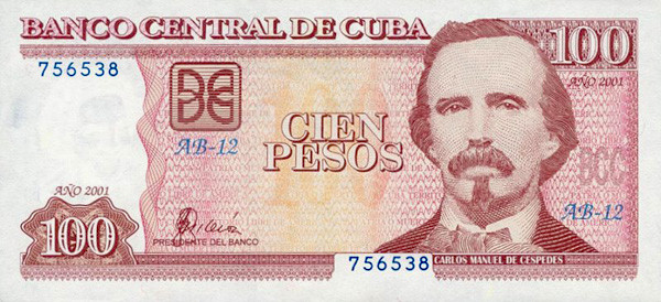 100 cuban peso