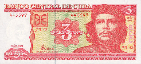 3 cuban peso