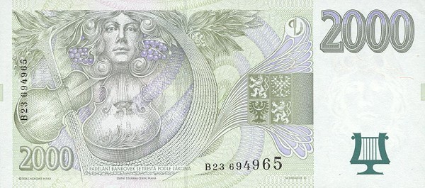 2000 czech korunas