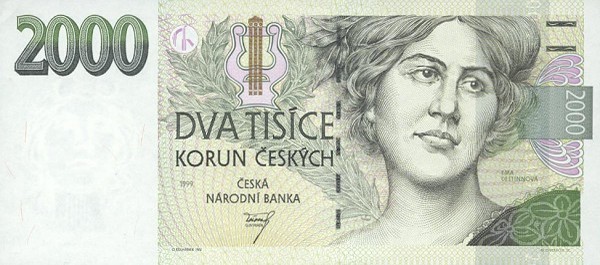 2000 czech korunas