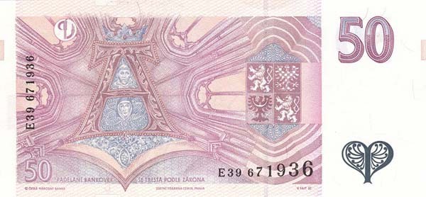 50 czech korunas
