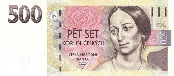 500 czech korunas