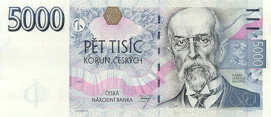 5000 czech korunas