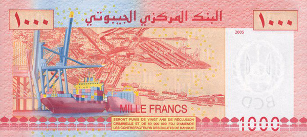 1000 djiboutian francs 1