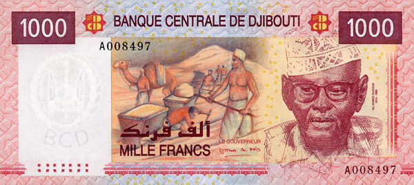 1000 djiboutian francs 1