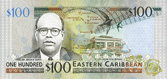 100 east caribbean dollars