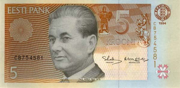 5 estonian kroon