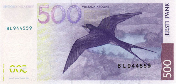 500 estonian kroon