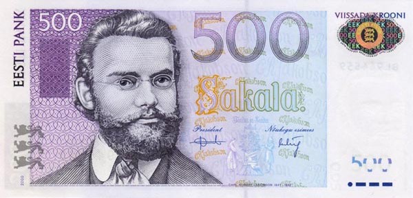 500 estonian kroon