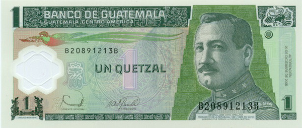 1 guatemalan quetzal