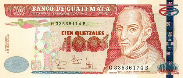 100 guatemalan quetzal