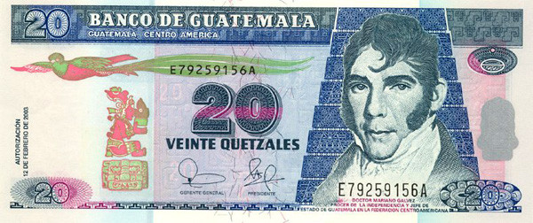 20 guatemalan quetzal