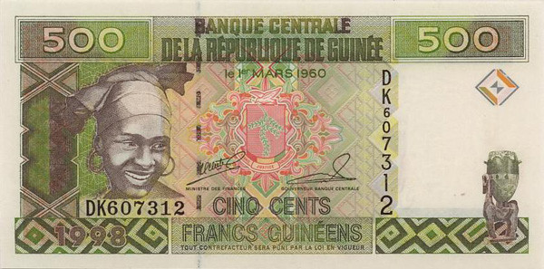 500 guinean francs
